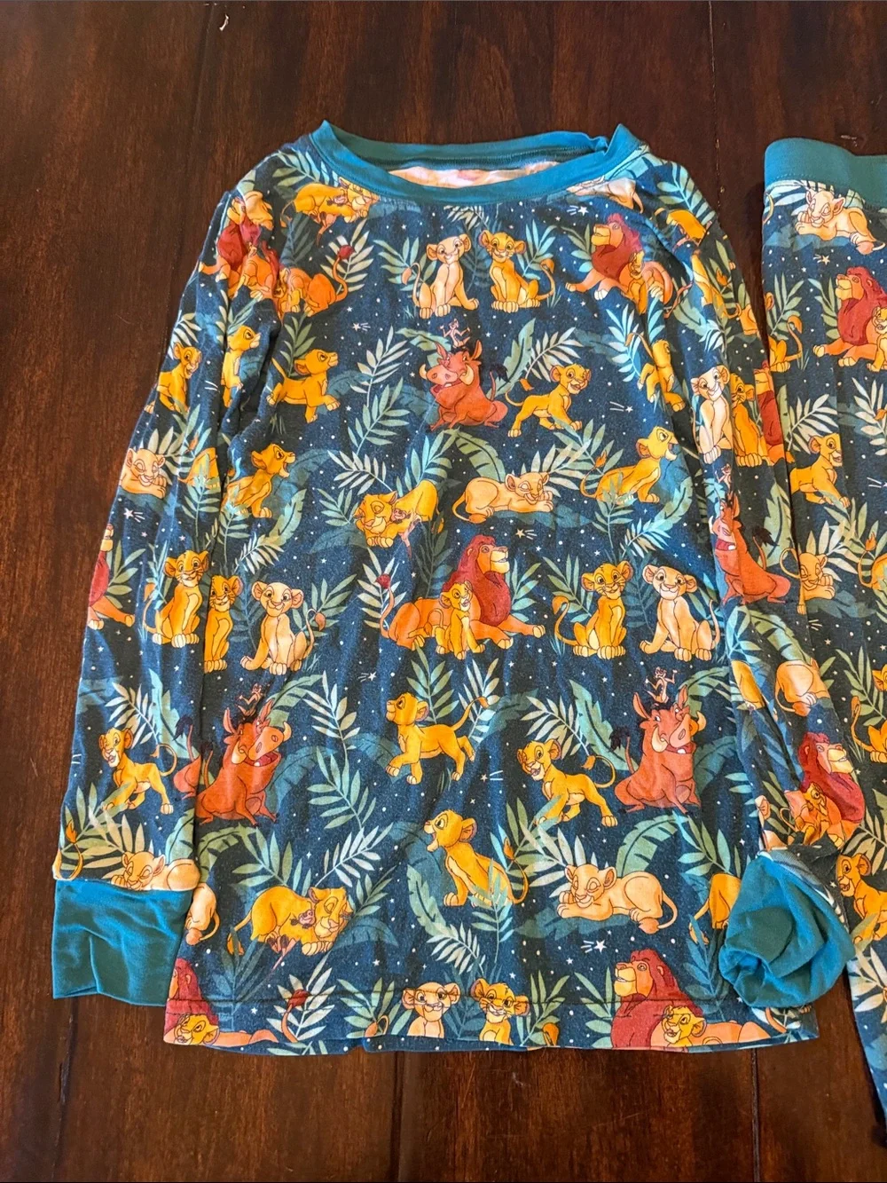 Kids Lion Print Pajama Set - Little Sleepies 7/8